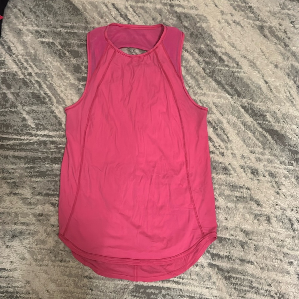 lululemon sonic pink tank top
